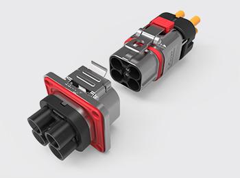 HV connector 4 POS 20A~42A Metal Straight (2.5~6mm²)